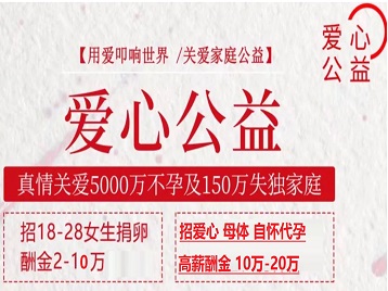 牧野捐卵助孕生子 爱心志愿者招募